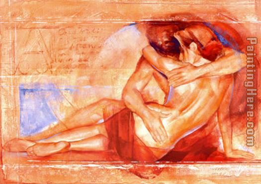 Close Encounter painting - Talantbek Chekirov Close Encounter art painting